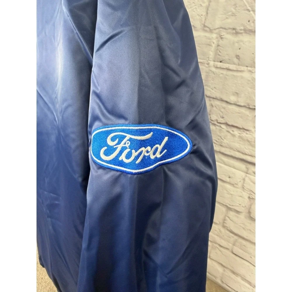 VTG Chase Authentics Rusty Wallace Miller Time NASCAR Jacket Blue Men Size‎ XXL